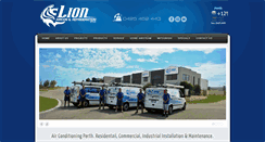 Desktop Screenshot of lionaircon.com.au